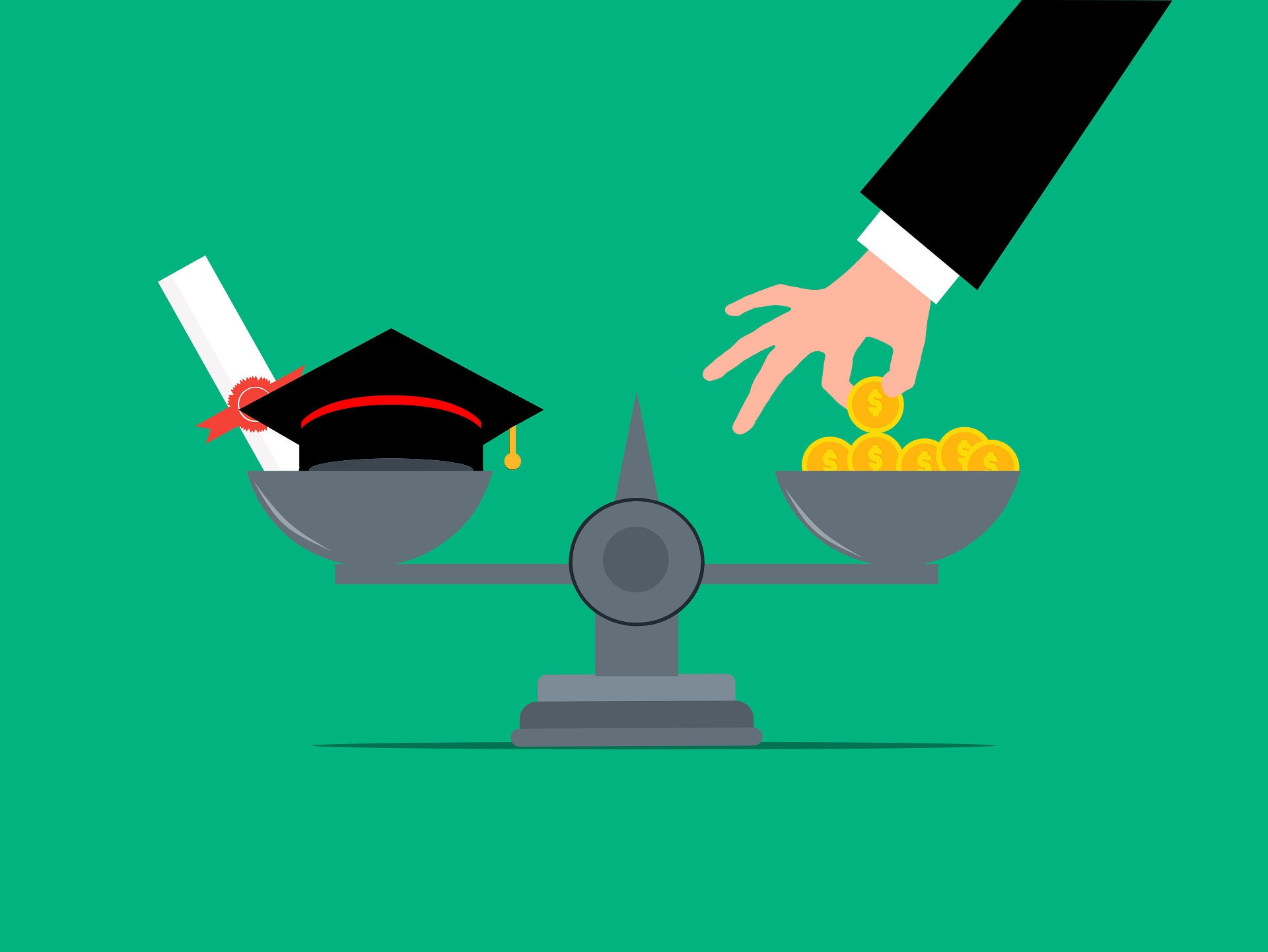 Illustration of a £40,000 UK salary breakdown including student loan deductions and monthly take-home pay